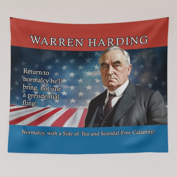 Item preview, Warren Harding Electoral Poster designed and sold by Static-Panda.