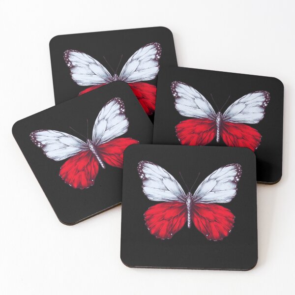 Item preview, Poland Flag Butterfly designed and sold by Pati-Design.
