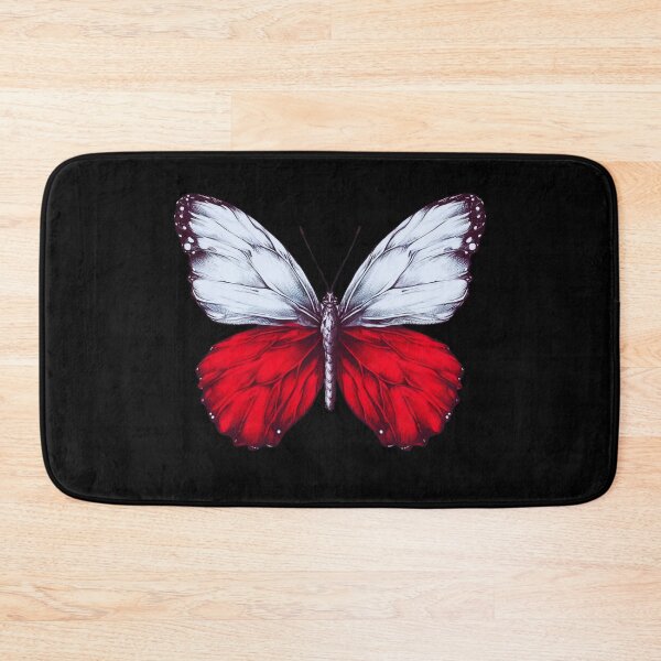 Item preview, Poland Flag Butterfly designed and sold by Pati-Design.