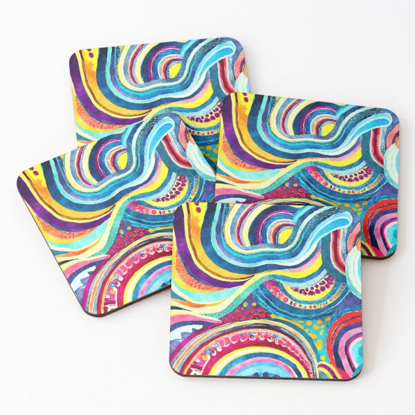 Item preview, LL Dreams Artistic Multi-Colored Pattern 19 designed and sold by LLdreams.