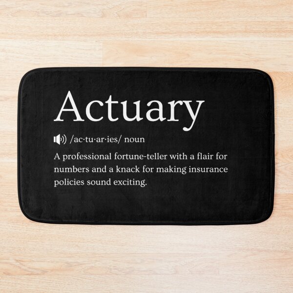 Item preview, Actuary Funny Definition: Gift for Coworker, Friend or Special Someone | From Statistics to Spreadsheet: A Humorous Homage to Actuarial Expertise designed and sold by BrooklynRhodes.