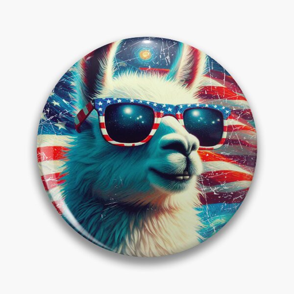 Item preview,  Art Starry Night Van Gogh Style Painting Llama Mom USA Flag Funny Mama Mothers Day 4th of July  designed and sold by KAYDEE01212 ✨.