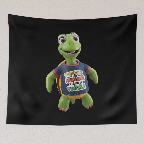 Item preview, Turtles Are Awesome I Am A Turtle designed and sold by Redgiant87x.