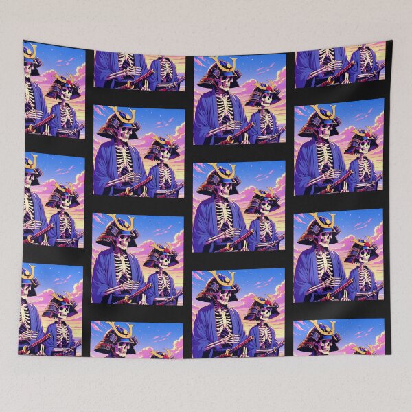 Item preview, Father son skeleton samurai birthday gift designed and sold by NeaftyFinds.