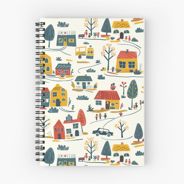 Item preview, Cute Houses Pattern For Kids designed and sold by sheprint.