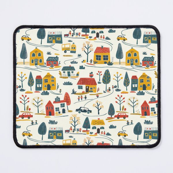 Item preview, Cute Houses Pattern For Kids designed and sold by sheprint.