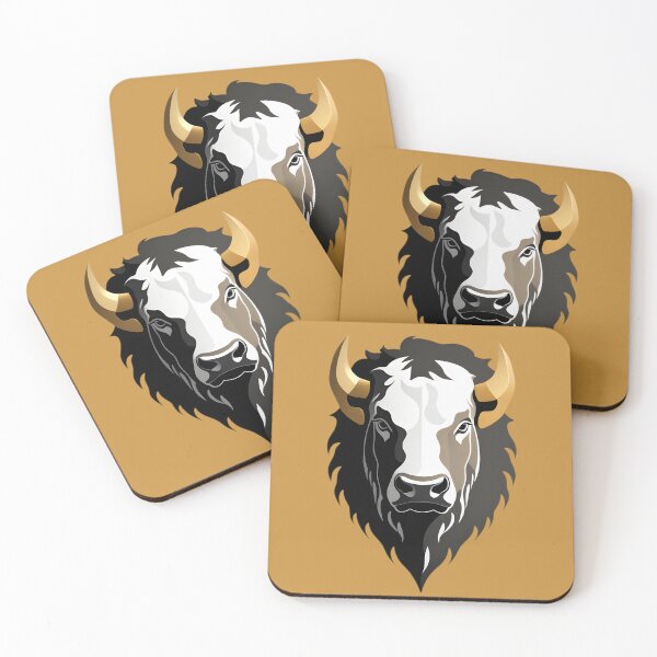 Item preview, Bison's face ▩ designed and sold by cabana.space.