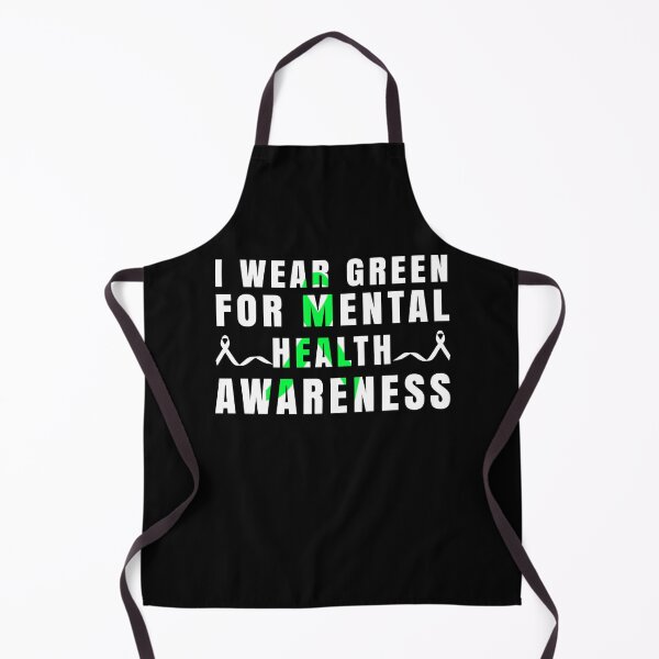 Item preview, cool I Wear Green For Mental Health Awareness Month designed and sold by PrintItStudio.