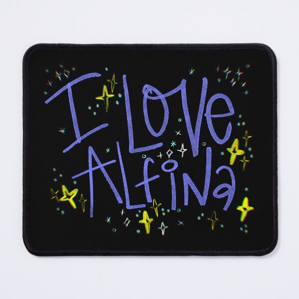Item preview, I LOVE ALFINA NAME PURPLE designed and sold by GIVENGRACE.ART.