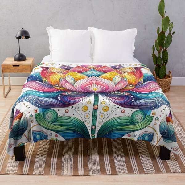 Item preview, Rainbow Lotus designed and sold by HarmonyandSage.