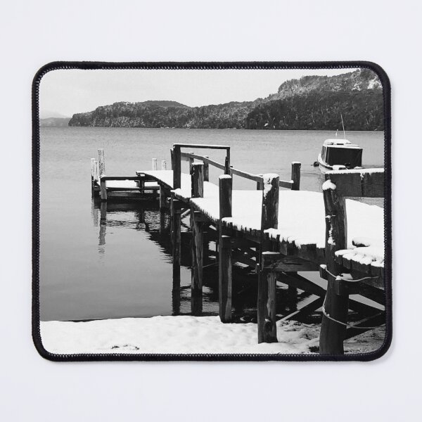 Item preview, Pier on a snowy day designed and sold by ianms-photo-art.