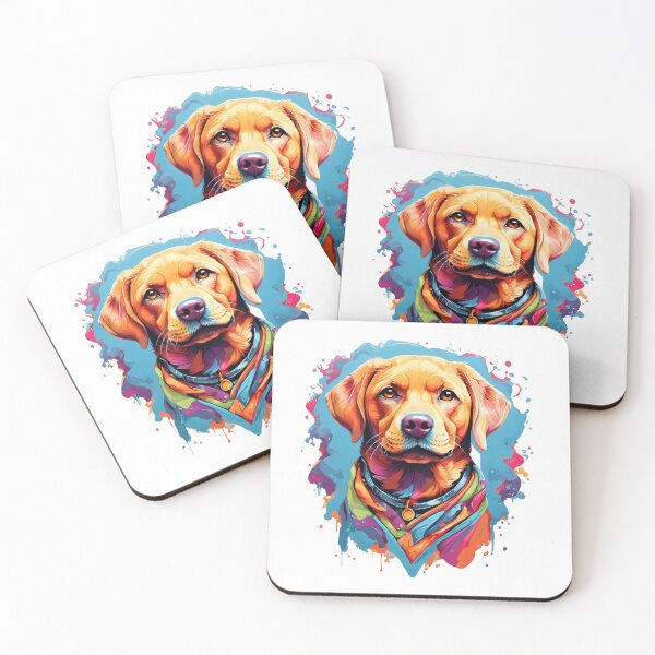 Item preview, Adorable Cheerful Golden Retriever - Colorful Dog Bandana designed and sold by BNCH44.
