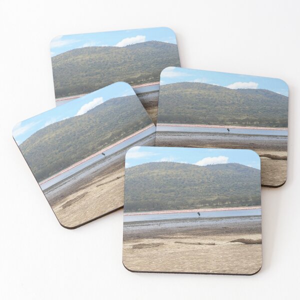Item preview, Pink Lake Nakuru with Flamingos designed and sold by annenambiro.