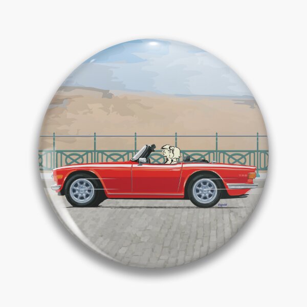 Item preview, Signal Red, TR6 with optional wheels designed and sold by Bigs66.