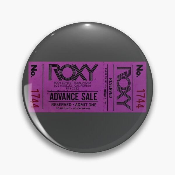 Artikelvorschau, THE ROXY Vintage-Ticket 1970er Hollywood Rock Club entworfen und verkauft von Bluemeanie55.