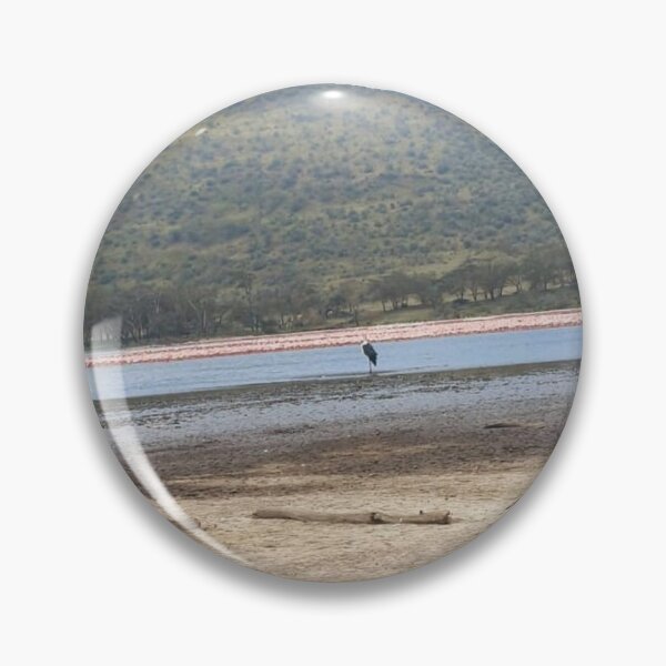 Item preview, Pink Lake Nakuru with Flamingos designed and sold by annenambiro.