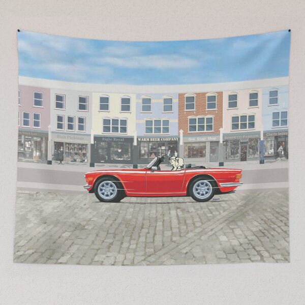 Item preview, Signal Red, TR6 with optional wheels designed and sold by Bigs66.
