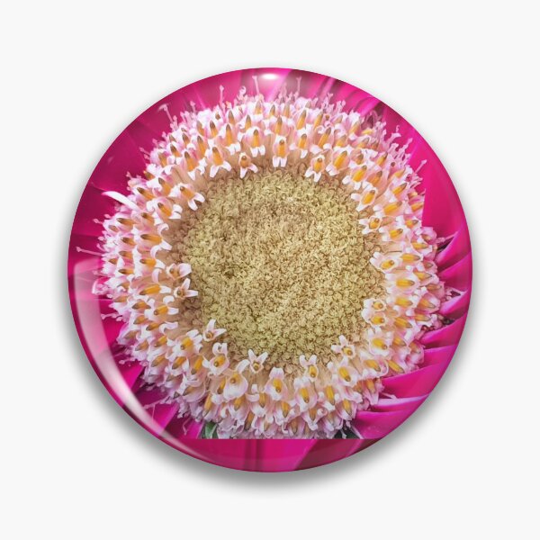 Artikelvorschau, pinke Blume entworfen und verkauft von Tereza Pilar Art.