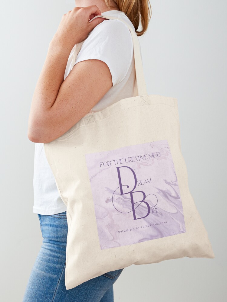 Thumbnail 1 of 5, Tote Bag, DreamBig! by E. H.: For the Creative Mind designed and sold by DesignsbyEH.