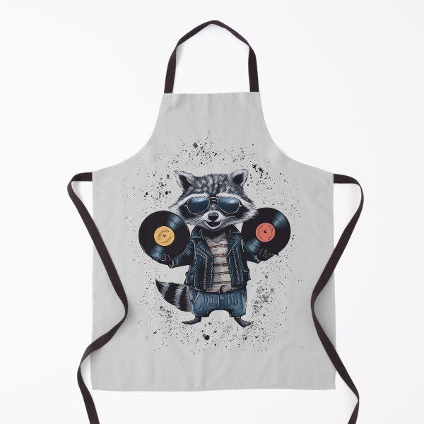 Item preview, A raccoon with vinyl designed and sold by Tajdi.