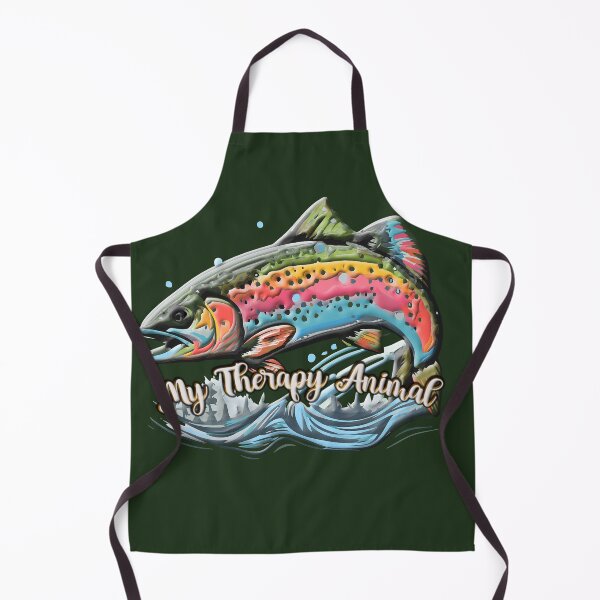 Item preview, TROUT ARE MY THERAPY ANIMALS designed and sold by THE AMERICAN TEEVANGELIST.