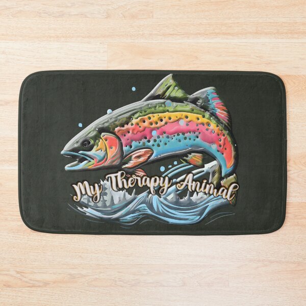 Item preview, TROUT ARE MY THERAPY ANIMALS designed and sold by THE AMERICAN TEEVANGELIST.
