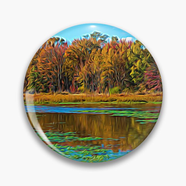Item preview, Brilliant Autumn Reflected in Still Water designed and sold by LizAlbroPhotos.