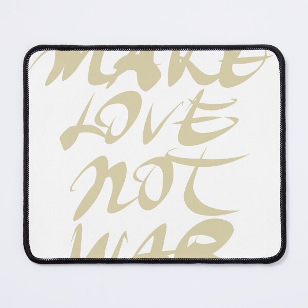 Item preview, make love not war designed and sold by Javier Arizabalo Garcia.