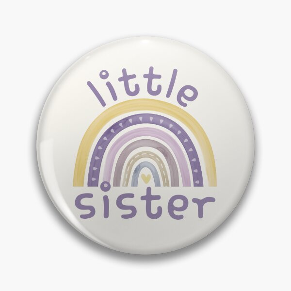 Item preview, Little Sister - Cute Rainbow - Heart - Cute Gifts for Lil Sis designed and sold by patternjp.