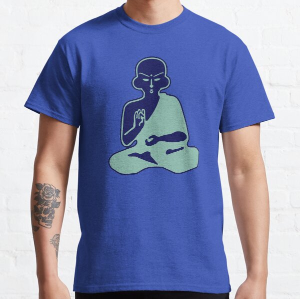 Aperçu de l'œuvre buddha blue boudha bleu créée et vendue par huggymauve.