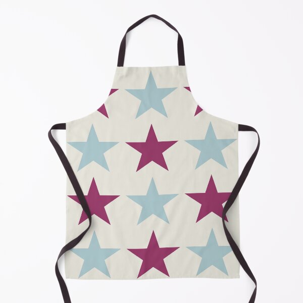 Item preview, Large MAROON RED, DUCK EGG BLUE and CREAM STARS designed and sold by RachelMacht.