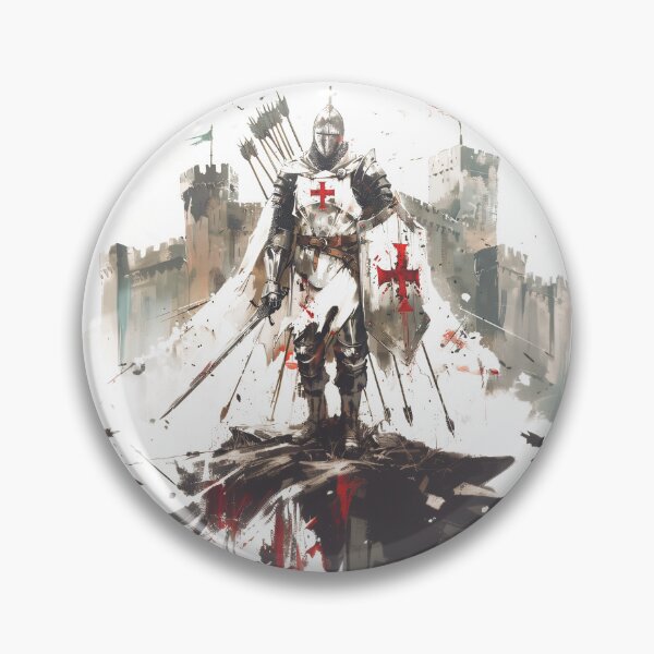 Item preview, Crusader Knight Amidst Battle - Dramatic Medieval designed and sold by Odd World.