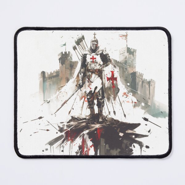 Item preview, Crusader Knight Amidst Battle - Dramatic Medieval designed and sold by Odd World.