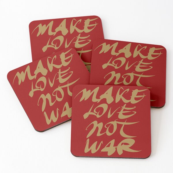 Item preview, make love not war designed and sold by Javier Arizabalo Garcia.