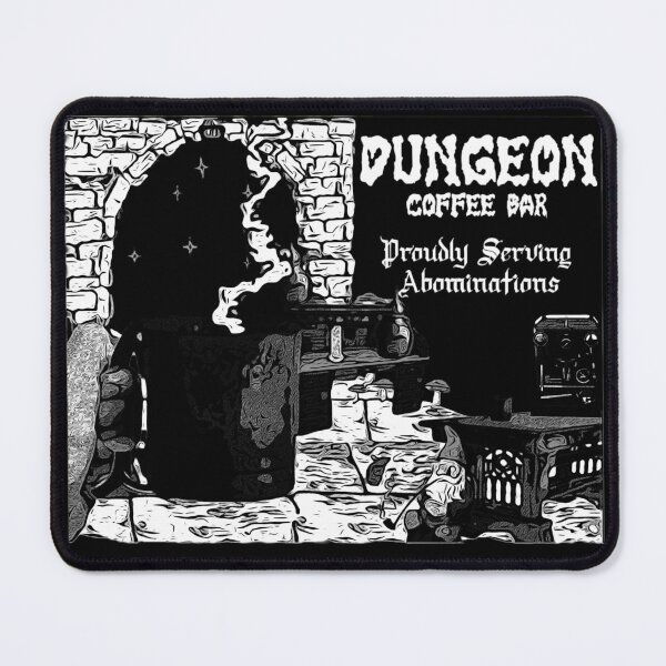Item preview, Dungeon Coffee Bar designed and sold by Pagekeep.