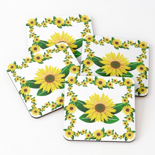 Item preview, blooming sunflowers sunflower pattern yellow sunflower designed and sold by rhnaturestyles.