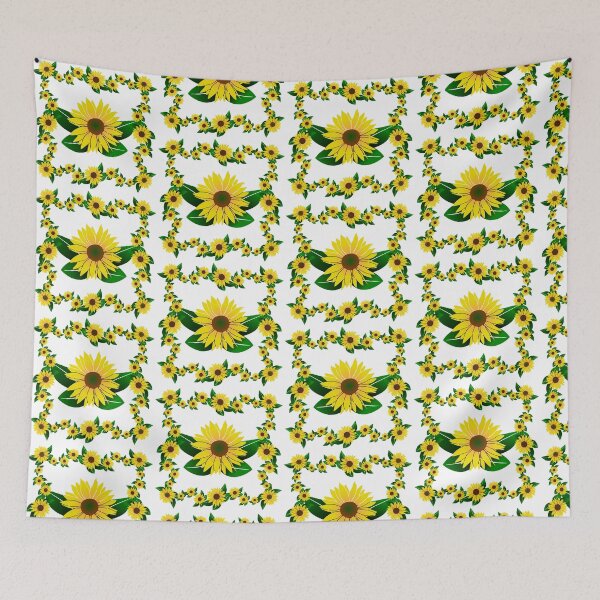 Item preview, blooming sunflowers sunflower pattern yellow sunflower designed and sold by rhnaturestyles.