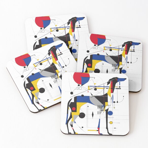 Item preview, A greyhound in cubisms designed and sold by aghnadarragh.