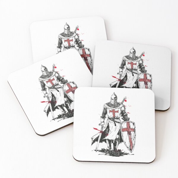 Item preview, Templar Knight with Sword and Shield - Classic Medieval designed and sold by Odd World.
