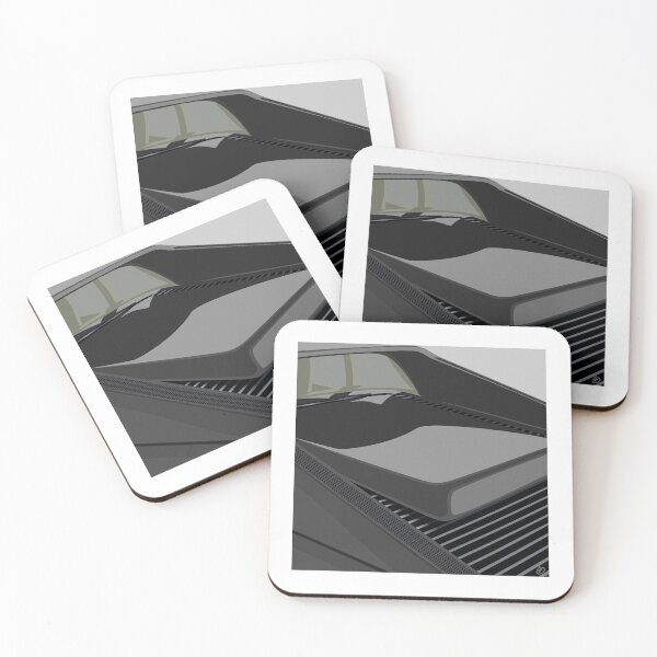 Item preview, Italian 80’s Testarossa Black Supercar designed and sold by Steve Kidd Art.