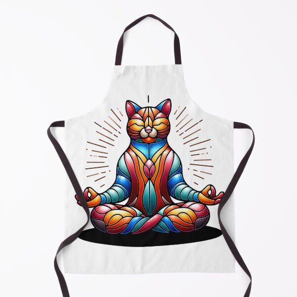 Item preview, Inner Peace Meditating Cat designed and sold by wrdiv73.