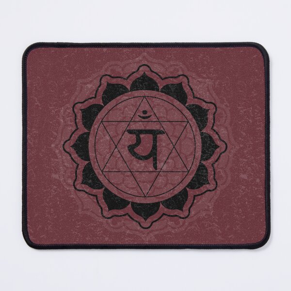 Item preview, Heart Chakra Mandala - Wine + Coal designed and sold by Irene Estelle.