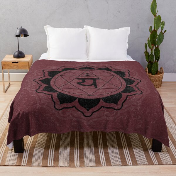 Item preview, Heart Chakra Mandala - Wine + Coal designed and sold by Irene Estelle.
