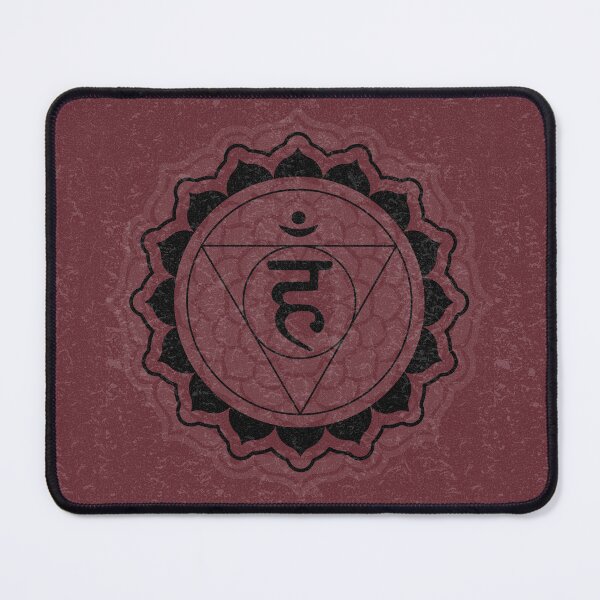 Item preview, Throat Chakra Mandala - Wine + Coal designed and sold by Irene Estelle.