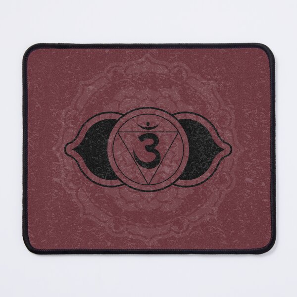 Item preview, Third Eye Chakra Mandala - Wine + Coal designed and sold by Irene Estelle.