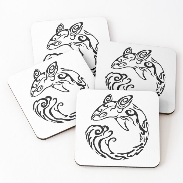 Item preview, Breaching Orca wave circle designed and sold by Artsydragongal.