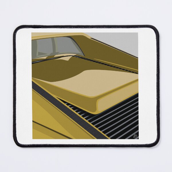 Item preview, Italian 80’s Testarossa Yellow Supercar designed and sold by Steve Kidd Art.