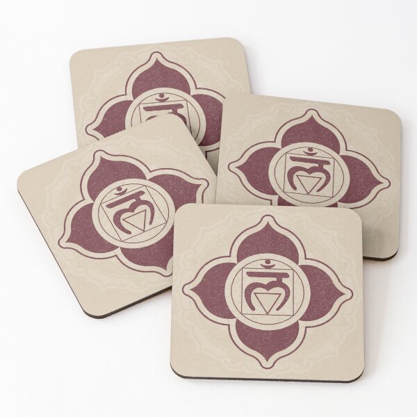 Item preview, Root Chakra Mandala - Dove + Wine designed and sold by Irene Estelle.
