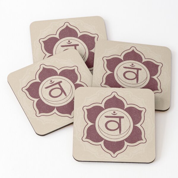 Item preview, Sacral Chakra Mandala - Dove + Wine designed and sold by Irene Estelle.
