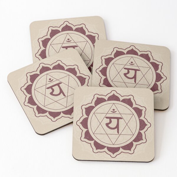 Item preview, Heart Chakra Mandala - Dove + Wine designed and sold by Irene Estelle.